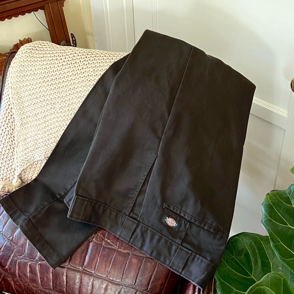 Dickies Twill Pants, 874 Original Fit, dark brown, 33x34 (tall)